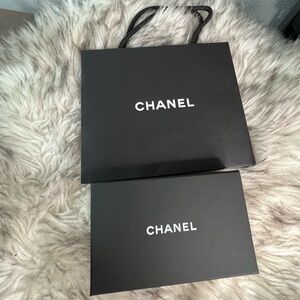 Chanel empty small box and bag
